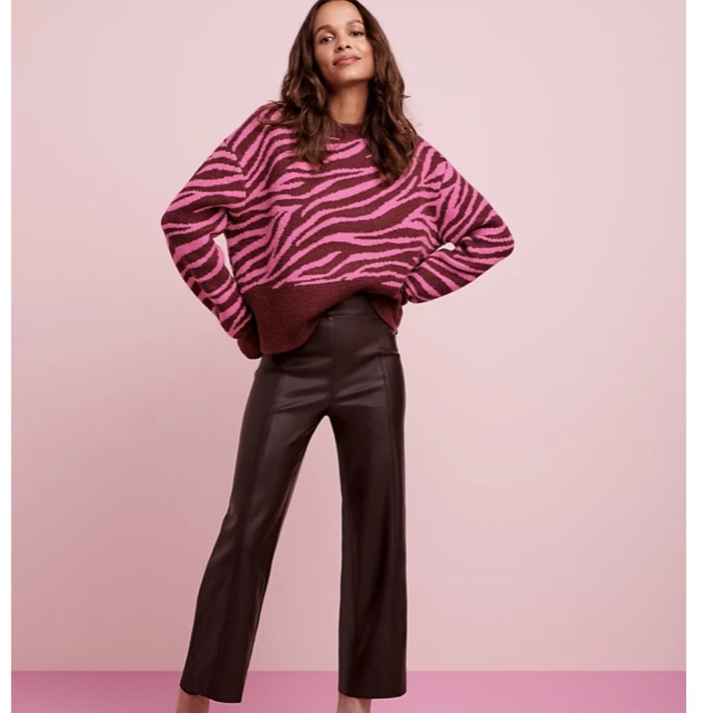 Zebra Jacquard Sweater